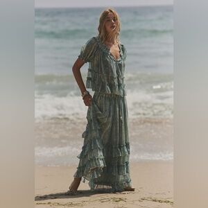 Free People Morning Mist Maxi Set